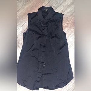 Ann Taylor Black Button-up shirt